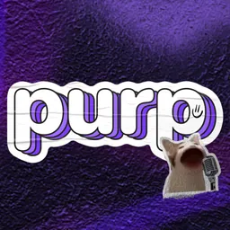 purp - Make new friends logo