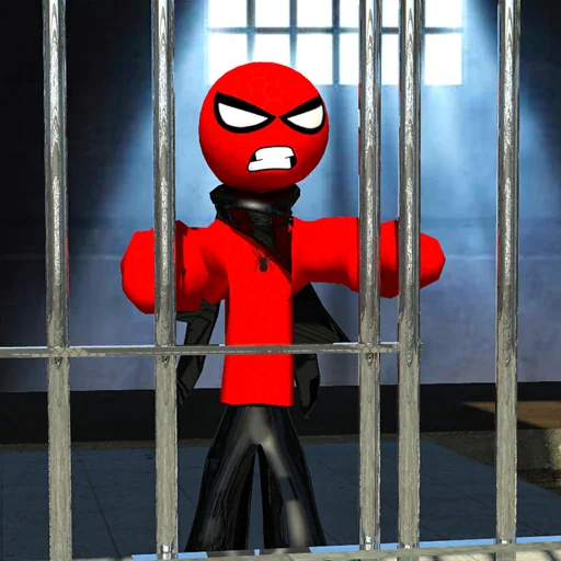 Spider Hero Jail Base Sim War logo