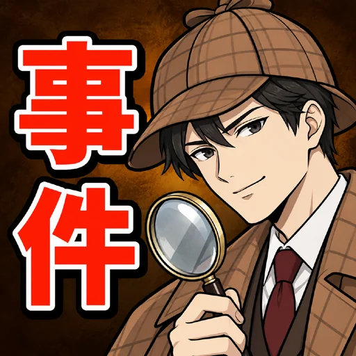 謎解き推理ゲーム イラスト探偵 犯人特定と事件解決ミステリー logo