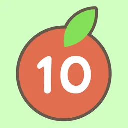 Make 10 - apple number logo