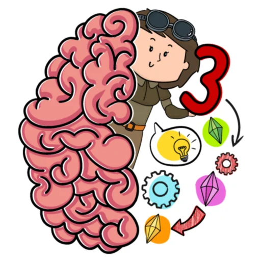Brain Test 3: Tricky Quests logo
