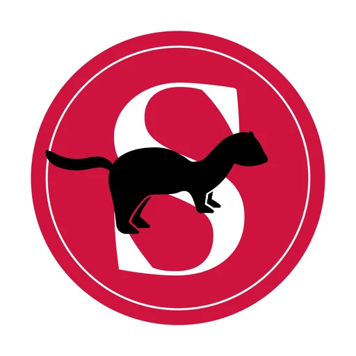 The Stray Ferret logo
