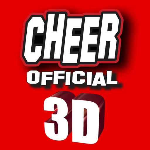 CHEER Official 3D logo