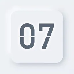 FlipClock + logo