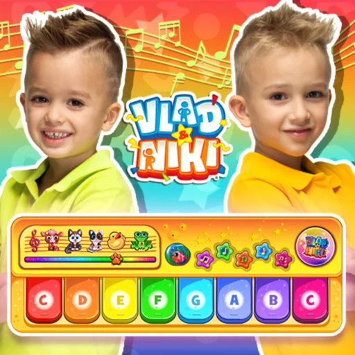 Vlad and Niki: Piano logo
