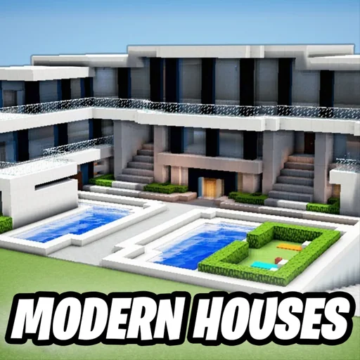 Modern Houses for Minecraft PE logo