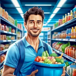 Supermarket Store Game 3D logo