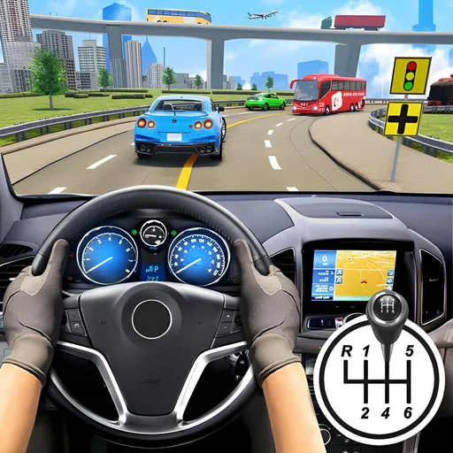 Car Driving School - Car Games logo