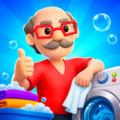 Laundry Rush - Idle Game logo