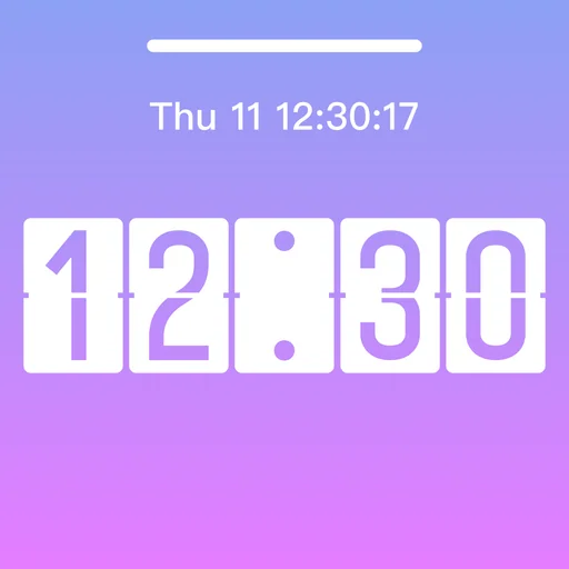 Lock Screen Clock with Seconds logo