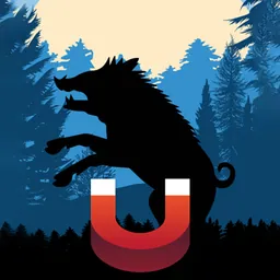 Wild Boar Magnet - Boar Calls logo