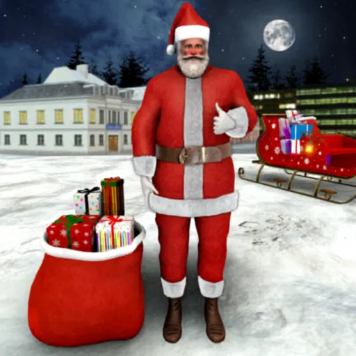 Santa Christmas Gift Fun Game logo