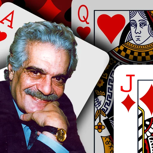Omar Sharif Bridge Card Game logo
