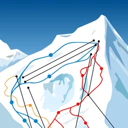 SkiMaps - Download Trail Maps logo