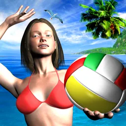 Over The Net Beach Volleyball logo