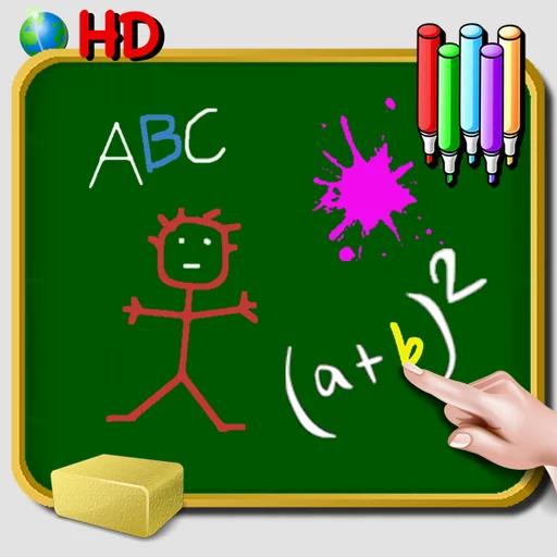 Blackboard to write and draw on iPad logo