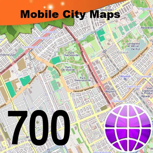 700 City Maps logo