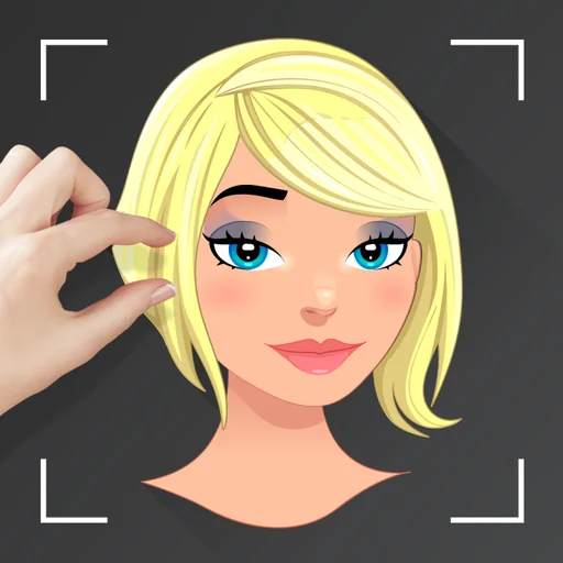 Women's Hairstyles - Try on a new style logo