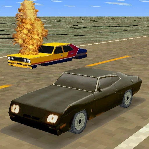 Mad Road 3D - Combat cars game logo