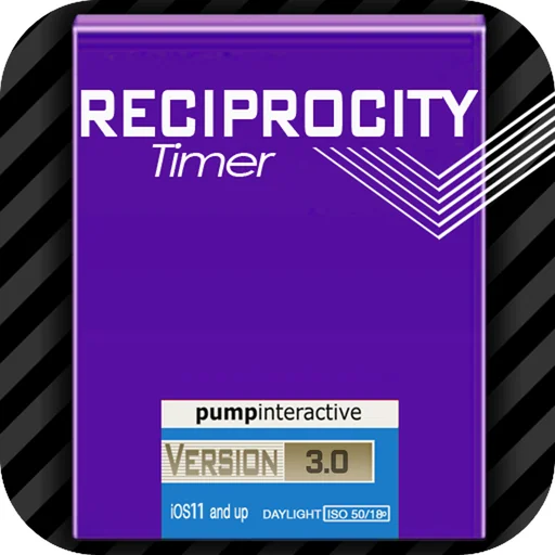 Reciprocity Timer logo