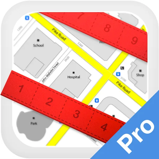 Planimeter Pro for map measure logo