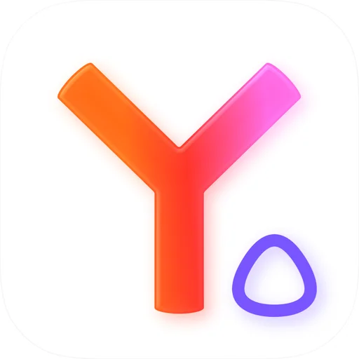 Yandex Browser with Alice AI logo