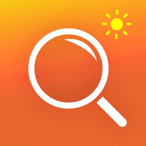 Magnifying Glass & Flashlight logo