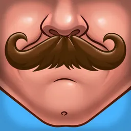 Stacheify - Mustache face app logo