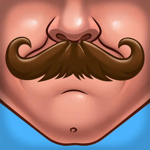 Stacheify - Mustache face app logo