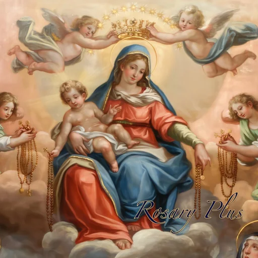 RosaryPlus Catholic Devotions logo