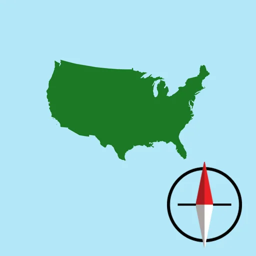 UTM Grid Ref Compass logo