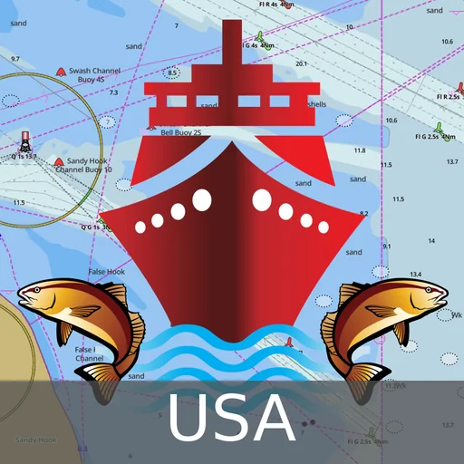 Marine Navigation-USA Lake Map logo