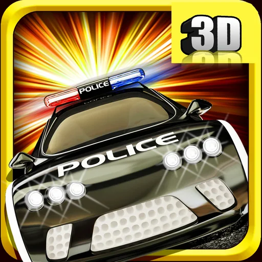 A Cop Chase Car Race 3D FREE - By Dead Cool Apps logo