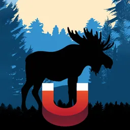 Moose Magnet - Moose Calls logo