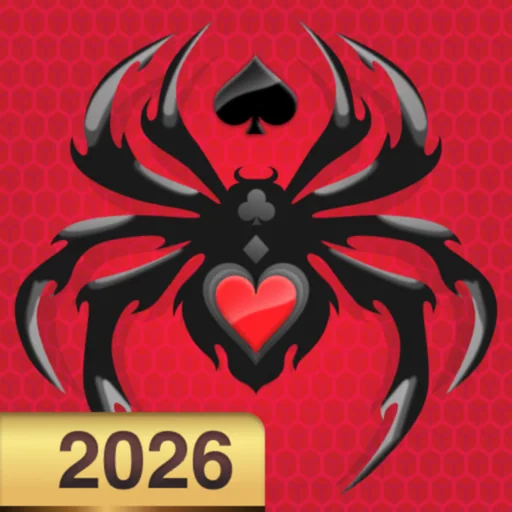 Spider Solitaire #1 Card Game logo