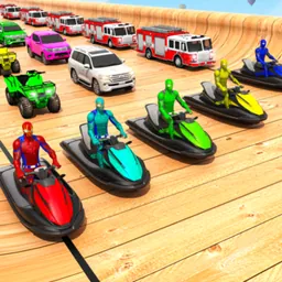 Superhero Car Simulator Games logo