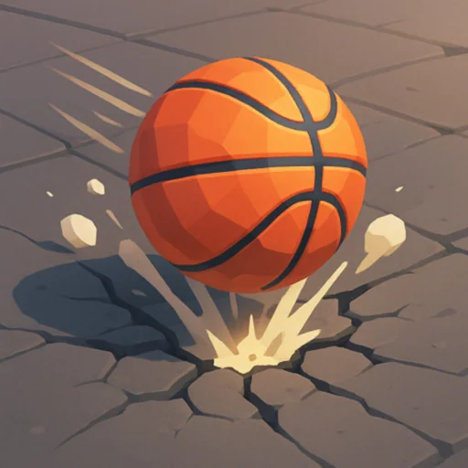 Bounce Dunk - basketball game logo