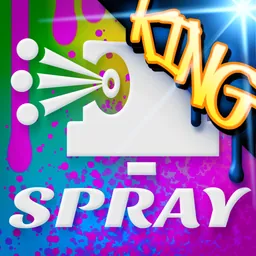 Graffiti Spray Can Art - KING logo
