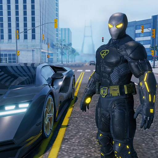 Gangster Super Hero Grand City logo