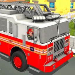 Fire Truck Race & Rescue 2! logo