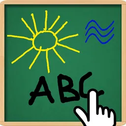 Draw for iPad with fingers logo