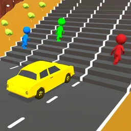 Car Shape Funny Transform Race logo