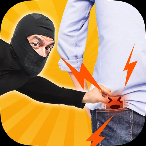 Don't touch phone: Alarm logo