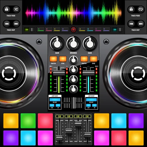 DJ Music Mixer - Rythmix DJ logo