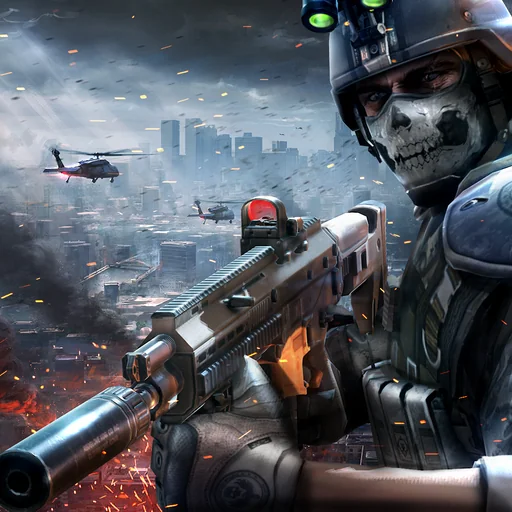 Modern Combat 5 logo