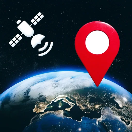 Satellite Map - Earth View logo