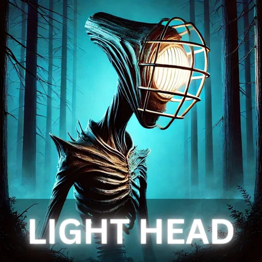 Light Head SCP Bigfoot Monster logo
