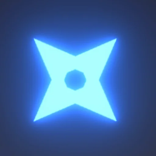 Shuriken Cut: Split logo