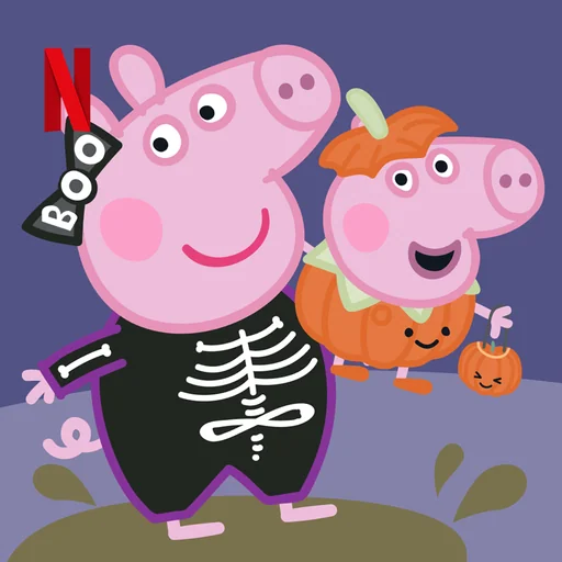 World of Peppa Pig NETFLIX logo