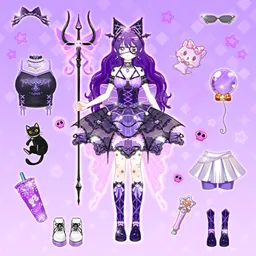 Idol Livestream: Doll Dress Up logo